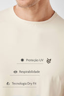 Camiseta Dry Training - Areia