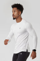Camiseta Manga Longa Dry Fit - Branco