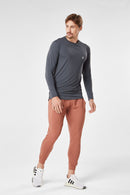 Camiseta Manga Longa Dry Fit - Chumbo