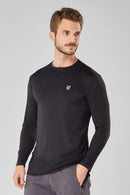 Camiseta Manga Longa Dry Fit - Preto