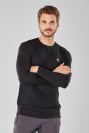Camiseta Manga Longa Dry Fit - Preto