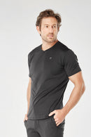Camiseta Dry Tech Gola V - Preto