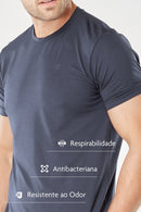 Camiseta Tech Modal Army - Marinho