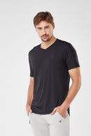 Camiseta Athleisure Dry Fit Gola V - Preto