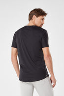 Camiseta Athleisure Dry Fit Gola V - Preto